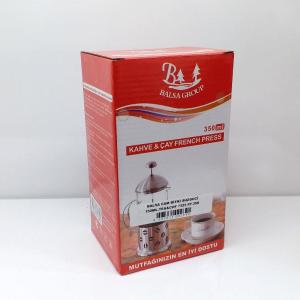 Balsa Cam Bitki Çayı Süzgeci Kahve Filtre French Press 350 ml