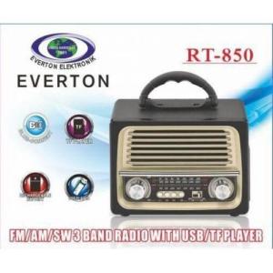Everton RT-850 Nostanji Bluetoothlu Şarjlı Radyo