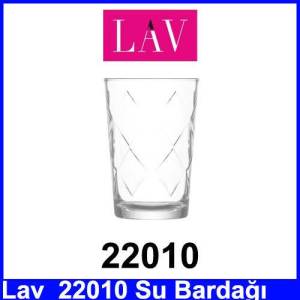 Lav 22010 Lara Su Bardağı Kaliteli Cam Ürün Şık Tasarım Cam Sağlığı