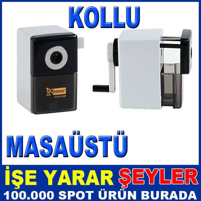 MİKRO KP-599 KOLLU BÜYÜK BOY MASAÜSTÜ KALEMTRAŞ
