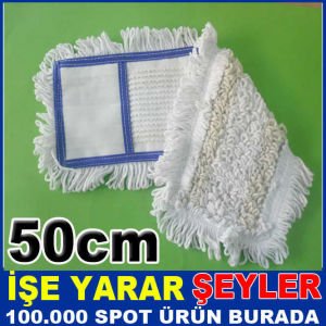50cm NEMLİ MOP PASPAS YEDEĞİ KURULAMA MOB