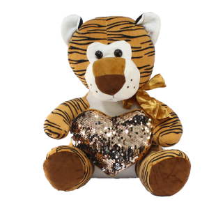 Kalpli Kaplan Peluş Oyuncak 35 cm