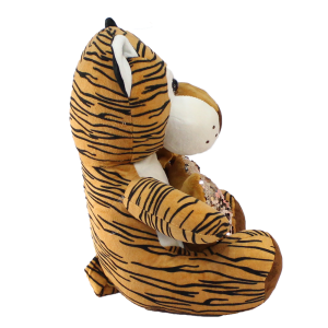 Kalpli Kaplan Peluş Oyuncak 35 cm