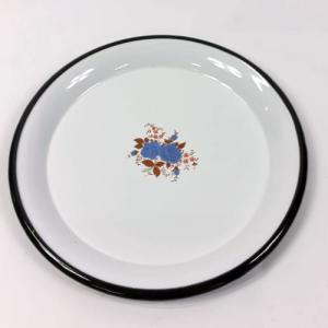 MMİ Emaye SMİ 29x29Cm Nostaljik Çiçekli Emaye Tepsi