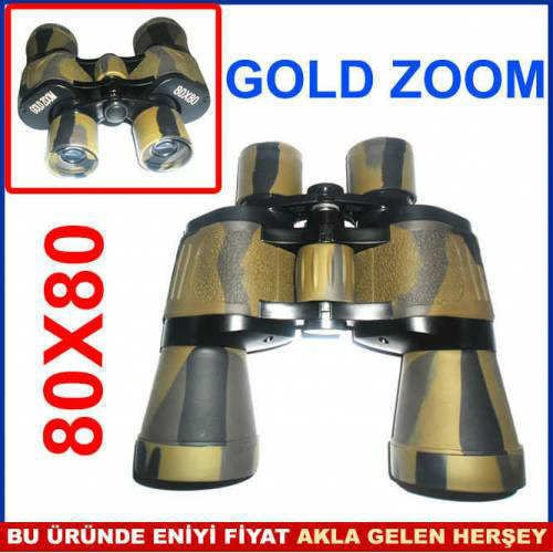 GOLD ZOOM 80X80 ERGONOMİK DİZAYN AVCI DÜRBÜNÜ