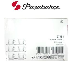 Paşabahçe 97768 Marmara 6'lı Kulplu Çay-Kahve Fincan Seti 