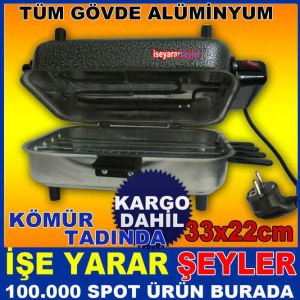 ALÜMİNYUM GÖVDE KAPAKLI ELEKTRİKLİ IZGARA TPRESS -1