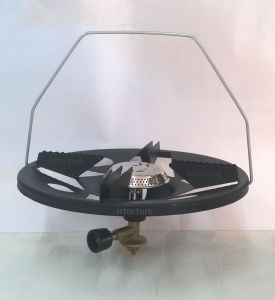 Mavi Tüp Piknik Ocağı Başlığı Kamp Ocağı Komple Başlık Seti Musluk+Brülör+Tencere Oturağı+Tutma Sapı