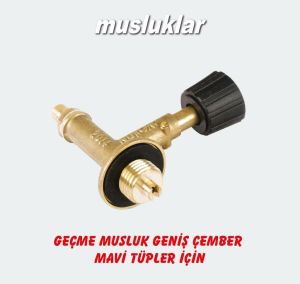 Mavi Tüp Piknik Ocağı Başlığı Kamp Ocağı Komple Başlık Seti Musluk+Brülör+Tencere Oturağı+Tutma Sapı