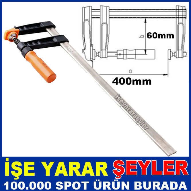 MENGENE F TİPİ 400x60mm İŞKENCE SIKIŞTIRMA ALETİ