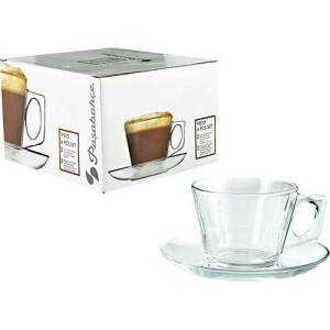 Paşabahçe 97302 Vela 6'lı Kulplu Kahve-Çay Fincan Seti 