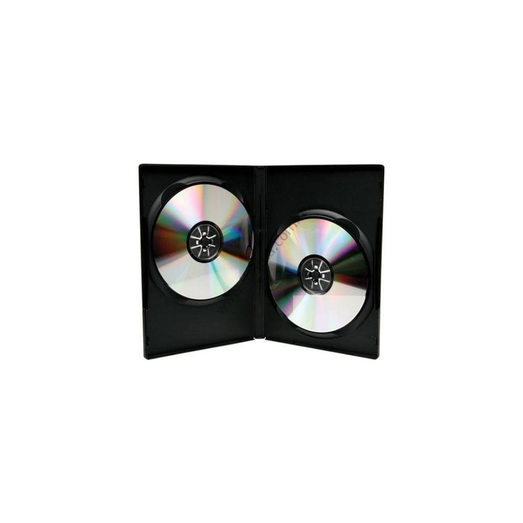 Siyah Çiftli 3 Adet Dvd Kutusu 14mm