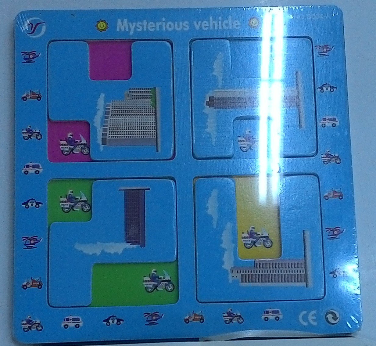 Mysterious Vehicle Gizemli Araçlar Okul Öncesi Eğitici Oyuncak