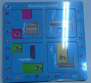 Mysterious Vehicle Gizemli Araçlar Okul Öncesi Eğitici Oyuncak