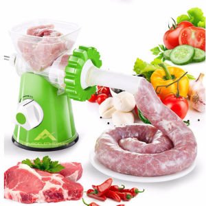 Manuel Et Kıyma Salça Yapma Makinesi Çok Fonksiyonlu Kaliteli Paslanmaz Çelik Bıçak Kıyma Öğütücü