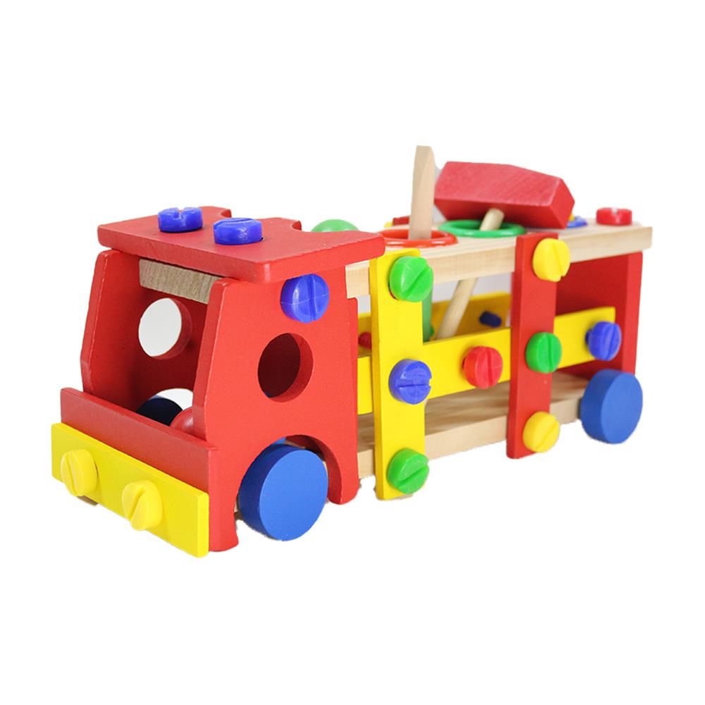 Ahşap Sök Tak Kamyon Tak Çak Oyun Seti