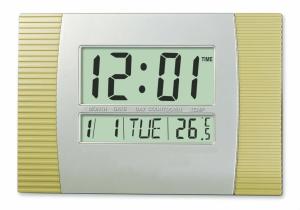 Büyük boy büyük rakamlı Dijital duvar saati KK5851 termometre,alarm LCD ekran dijital takvim 30x20cm