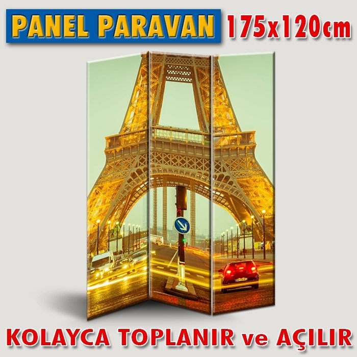 GÖRSELLİ KATLANIR PANEL BÖLME SİSTEMİ - PARİS EYFEL'DE
