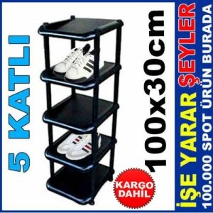 Ücretsiz Kargo 100x30cm AZ YER KAPLAYAN 5 KAT TEKLİ AYAKKABILIK