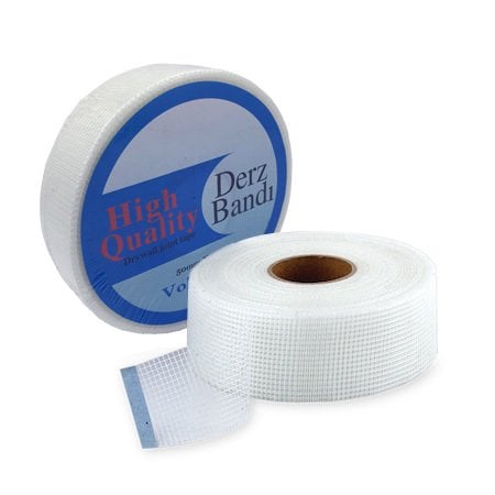 Derz Bandı Alçıpan Bandı Fileli Bant 50mm X 90mt Voldosan Kaliteli Derz Bandı High Quality