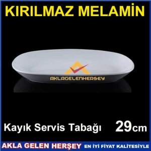 29cm KIRILMAYAN SÜPER MELAMİN LÜKS KARE KAYIK SALATA TABAĞI