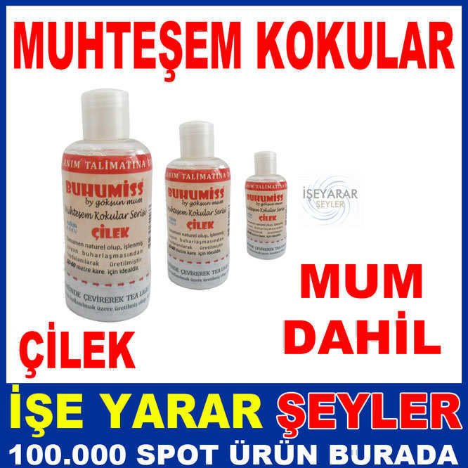 BUHUMISS MUMLU YOĞUN TATLI ÇİLEK KOKUSU