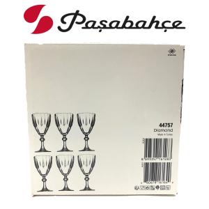 Paşabahçe 44757 Diamond  6'lı Kadeh Bardak Takımı 
