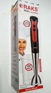 RAKS 950W METAL GÖVDELİ ÇELİK TURBO EL BLENDERİ