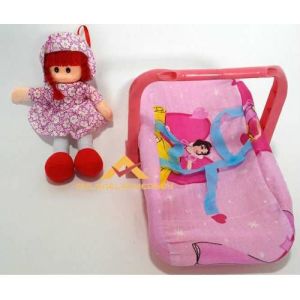 BEBEKLİ OYUNCAK ANA KUCAĞI BEBEK TAŞIMA PUSETİ