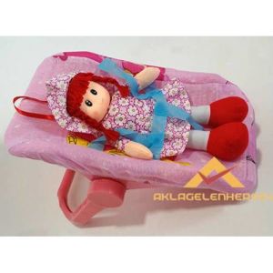 BEBEKLİ OYUNCAK ANA KUCAĞI BEBEK TAŞIMA PUSETİ