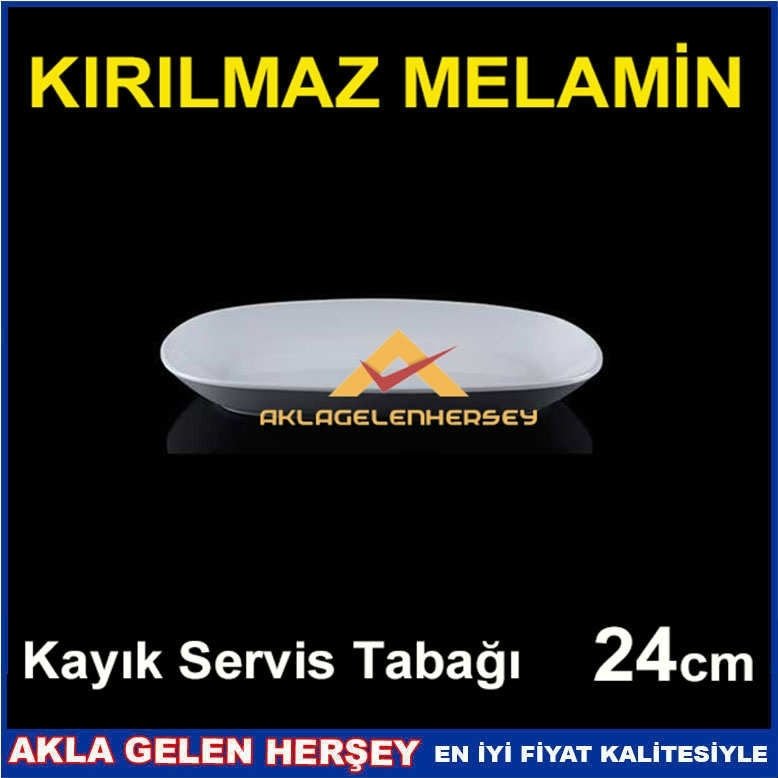 24cm KIRILMAYAN SÜPER MELAMİN LÜKS KARE KAYIK SALATA TABAĞI