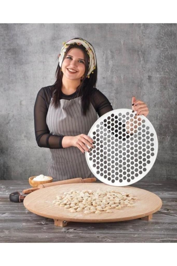 Büyük Boy Mantı Kalıbı 40cm 200 Delikli