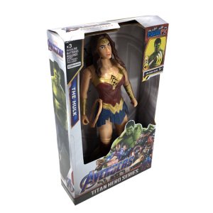 Wonder Woman Figür Sesli Işıklı Karakter Oyuncak 30cm Yenilmez Kadın Oyuncak