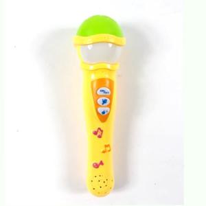 Işıklı Müzikli ve Pilli 21 Cm Oyuncak Karaoke Mikrofon 