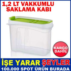  1,2 LT VAKKUMLU SIZDIRMAZ SAKLAMA KABI KD