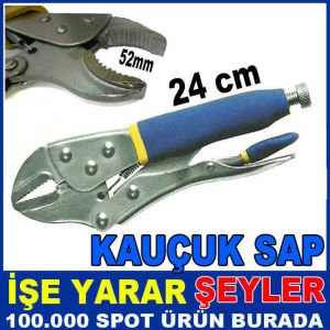 52mm KAUÇUK KAYMAZ SAPLI AYARLI ÇELİK PENSE