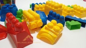 DEDE AKILLI ÇOCUK SIRT ÇANTALI 60 PARÇA BÜYÜK BLOK LEGO SETİ KD