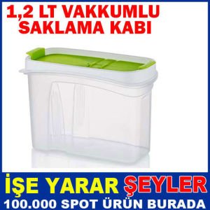  1,2 LT VAKKUMLU SIZDIRMAZ SAKLAMA KABI 