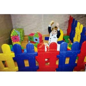 10 Parça Kolay Kurulumlu Çocuk Oyun Alanı Oyun Bahçe Çiti Top Havuzu