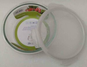 SE-DEF 860 Ml Cam Saklama Kabı 172 Mm X 72mm , Plastik Kilitli Kapak