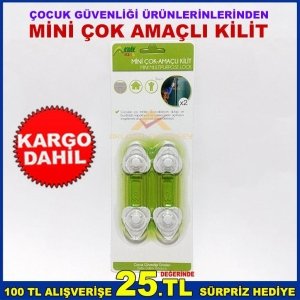 KOLAYCA MONTE EDİLEBİLEN MİNİ ÇOK AMAÇLI KİLİT