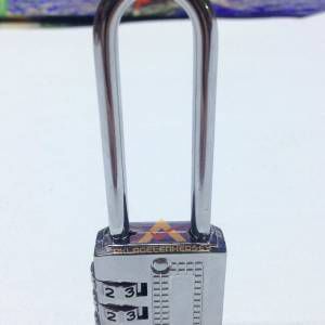 Şifreli Kilit 3 Kombinasyonlu Metal Gövdeli Şifreli Uzun Boy Sağlam