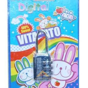 Şifreli Kilit 3 Kombinasyonlu Metal Gövdeli Şifreli Uzun Boy Sağlam