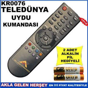 TELEDÜNYA UYDU CİHAZI Receiver KUMANDASI KR0076