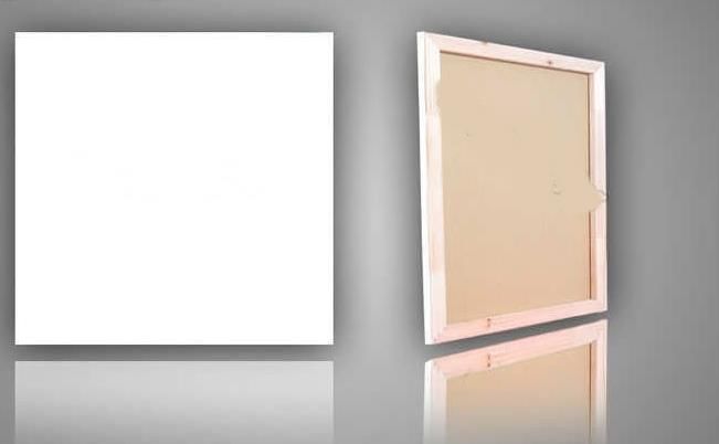 Ahşap çerçeveli boş resim tuvali  40x30
