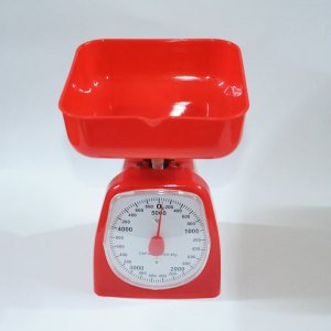 5 kg Kapasiteli İbreli Hassas Mutfak Terazisi 40 gr Hassasiyetli Tartı kare