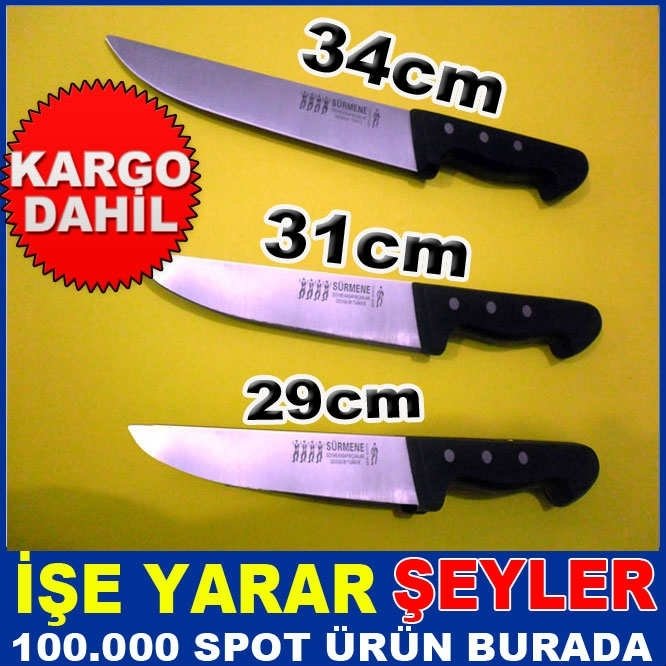 31cm ORJİNAL SÜRMENE ÇELİK KURBAN BIÇAĞI KD