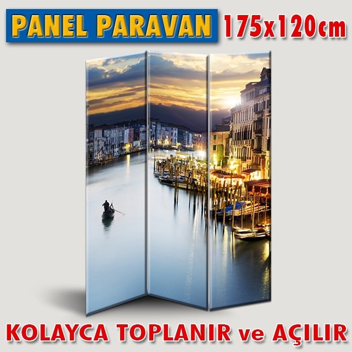 GÖRSELLİ KATLANIR PANEL BÖLME SİSTEMİ - VENEDİK BÜYÜK KANAL'DA