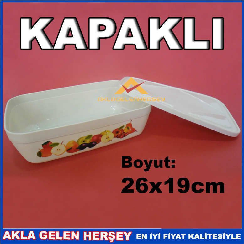 KAPAKLI KALİTELİ PLASTİK RENKLİ SAKLAMA KABI