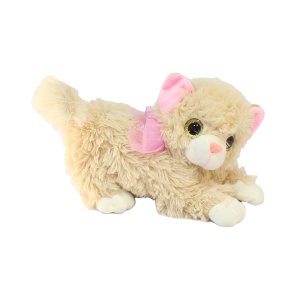 Miyavlayan Sesli Kedi Peluş Oyuncak 25 cm 1 adet